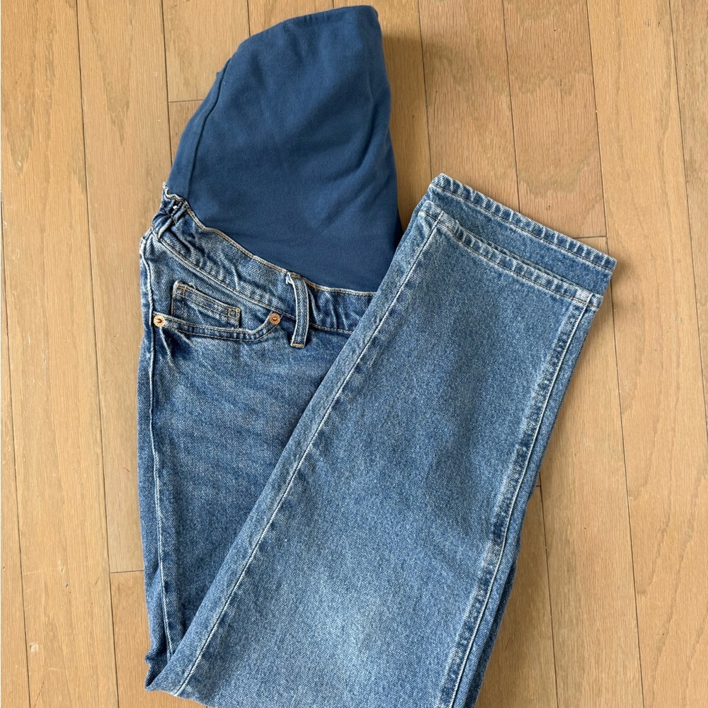 H&M Mama Straight Ankle Jeans